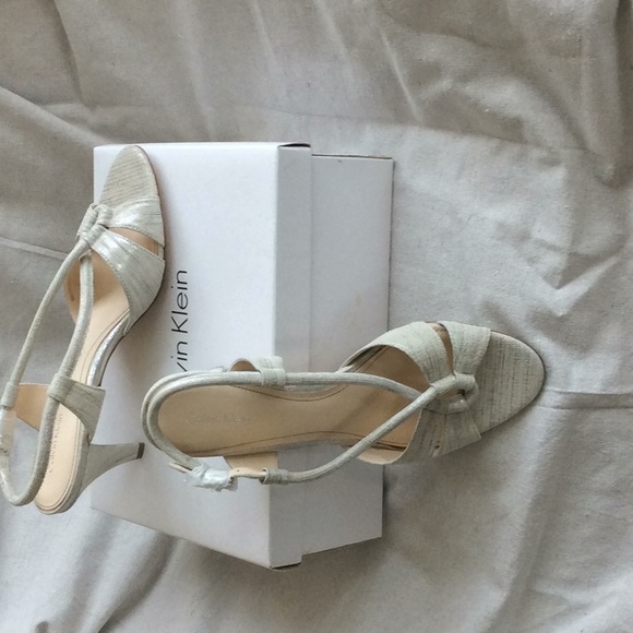 Calvin Klein  Emboss Open Toe Shoe - Picture 1 of 4